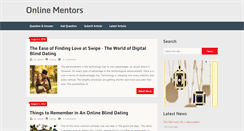 Desktop Screenshot of online-mentors.com