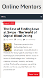Mobile Screenshot of online-mentors.com